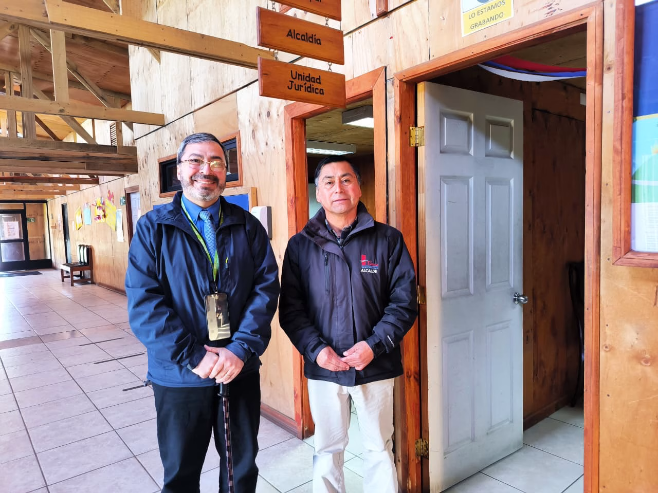 Alcalde José Linco y rector CFT Biobío, Réne Lagos, sostuvieron reunión de trabajo con el objetivo de fortalecer apoyo a la Sede Tirúa