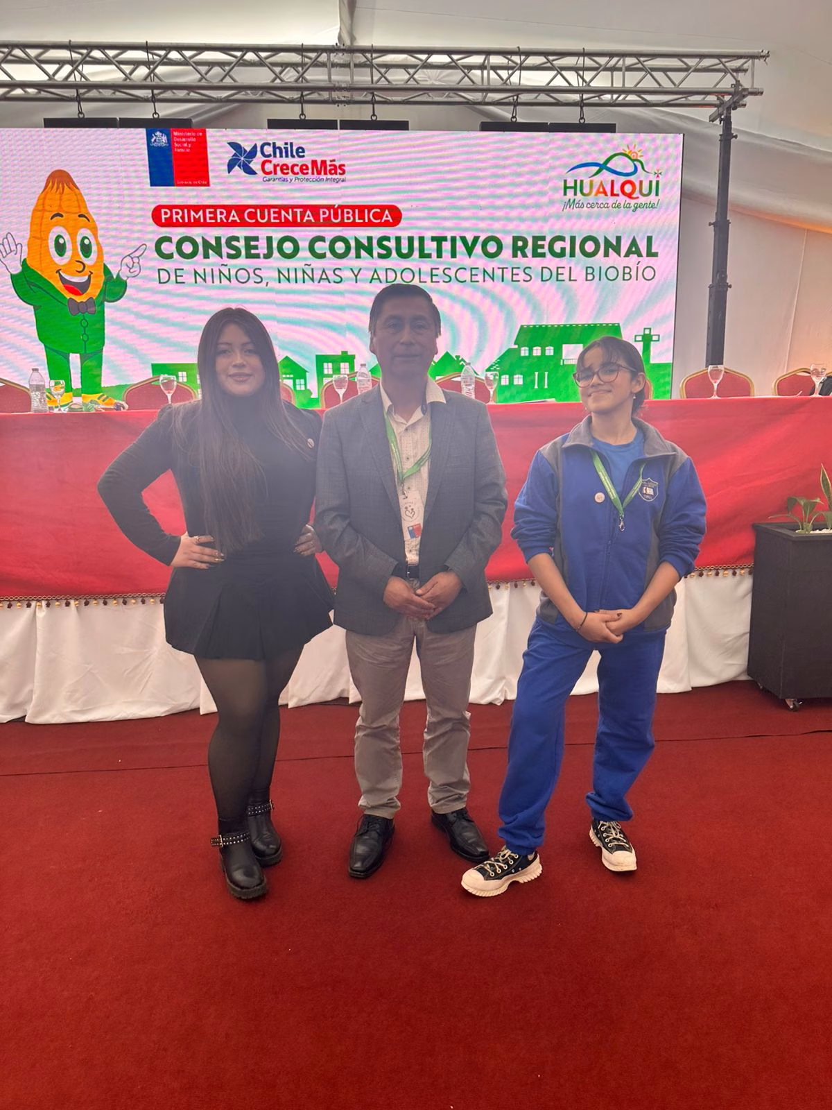 1ra Cuenta Pública del Consejo Consultivo Regional de niñas, niños y adolescentes: alcalde José Linco y estudiantes de Tirúa participaron