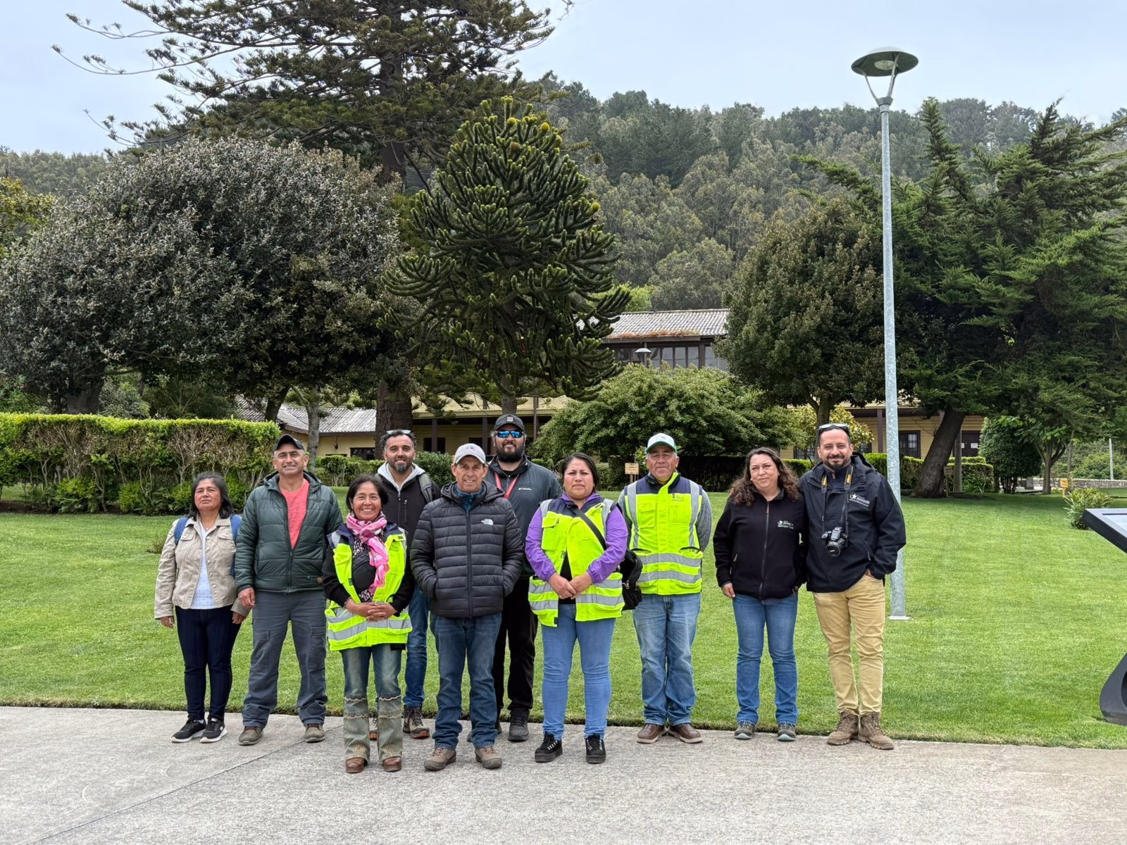 Municipio en capacitación: equipo de áreas verdes participó de gira técnica en el Parque del Carbón de Lebu