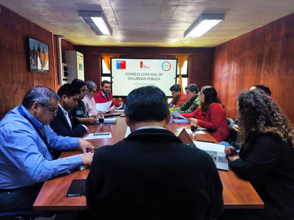 Alcalde José Linco lideró nuevo Consejo Comunal de Seguridad Pública: coordinaron acciones para fortalecer trabajo preventivo