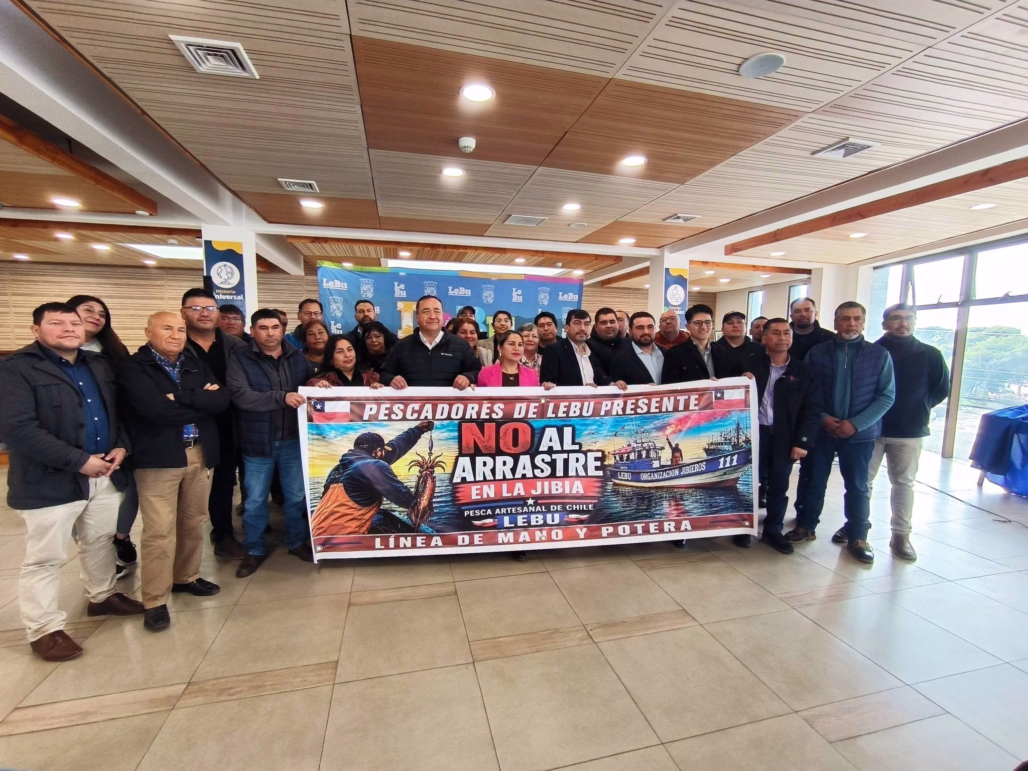 Alcalde José Linco participó de reunión para apoyar a pescadores de la Provincia ante eventual modificación a Ley de la Jibia